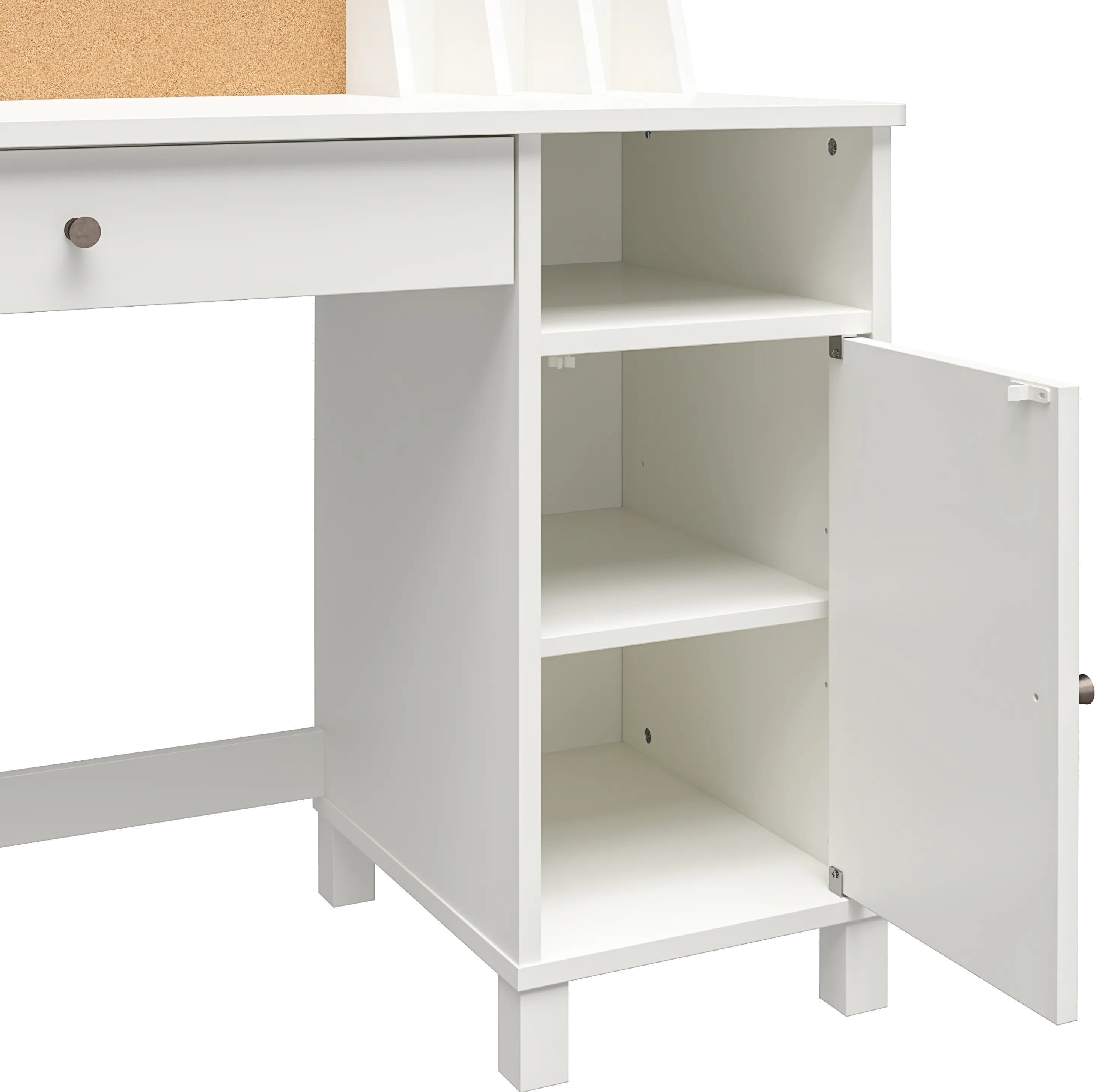 Abigail Kids White Desk with Chair