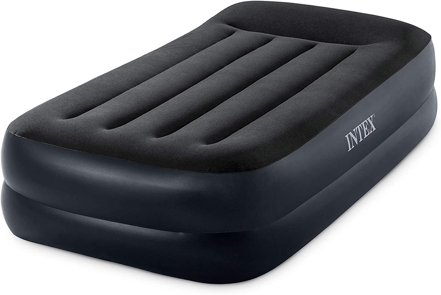 Dura-Beam Standard Series Pillow Rest Raised Airbed w/Built-in Pillow and Internal Electric Pump， Twin