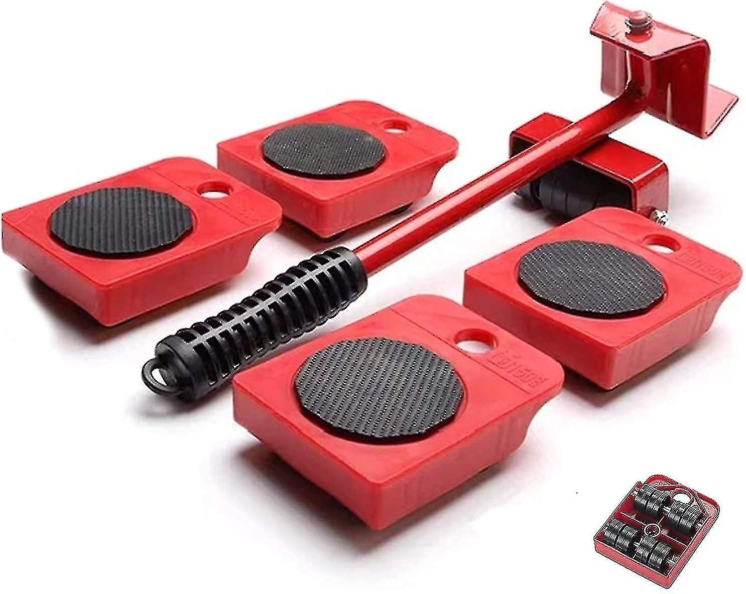 Furniture Lifter Furniture Transport Kit Casters Mobile Furniture Casters Furniture Mover - Red