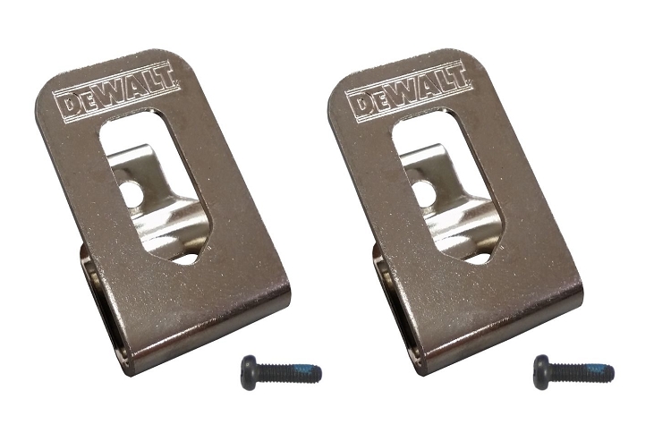 DeWalt OEM N268241 N169778 (2-Pack) Belt Clip/Hook for 20V DCD980 DCD985 DCD791