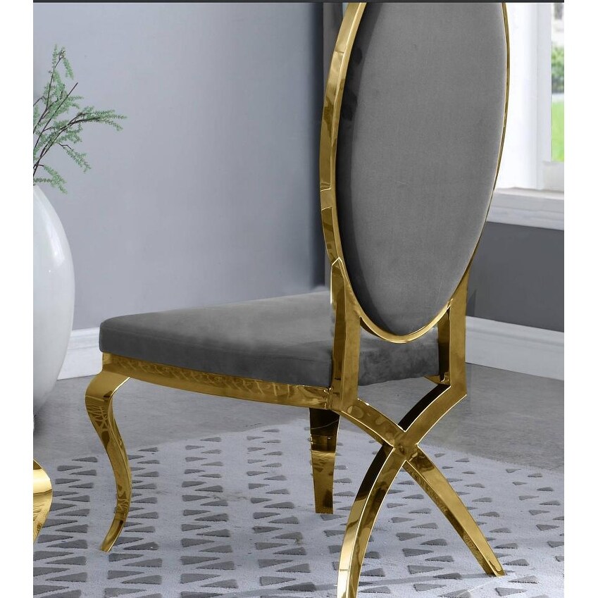 Best Quality Furniture Faux Crystal Chairs with Gold Stainless Steel