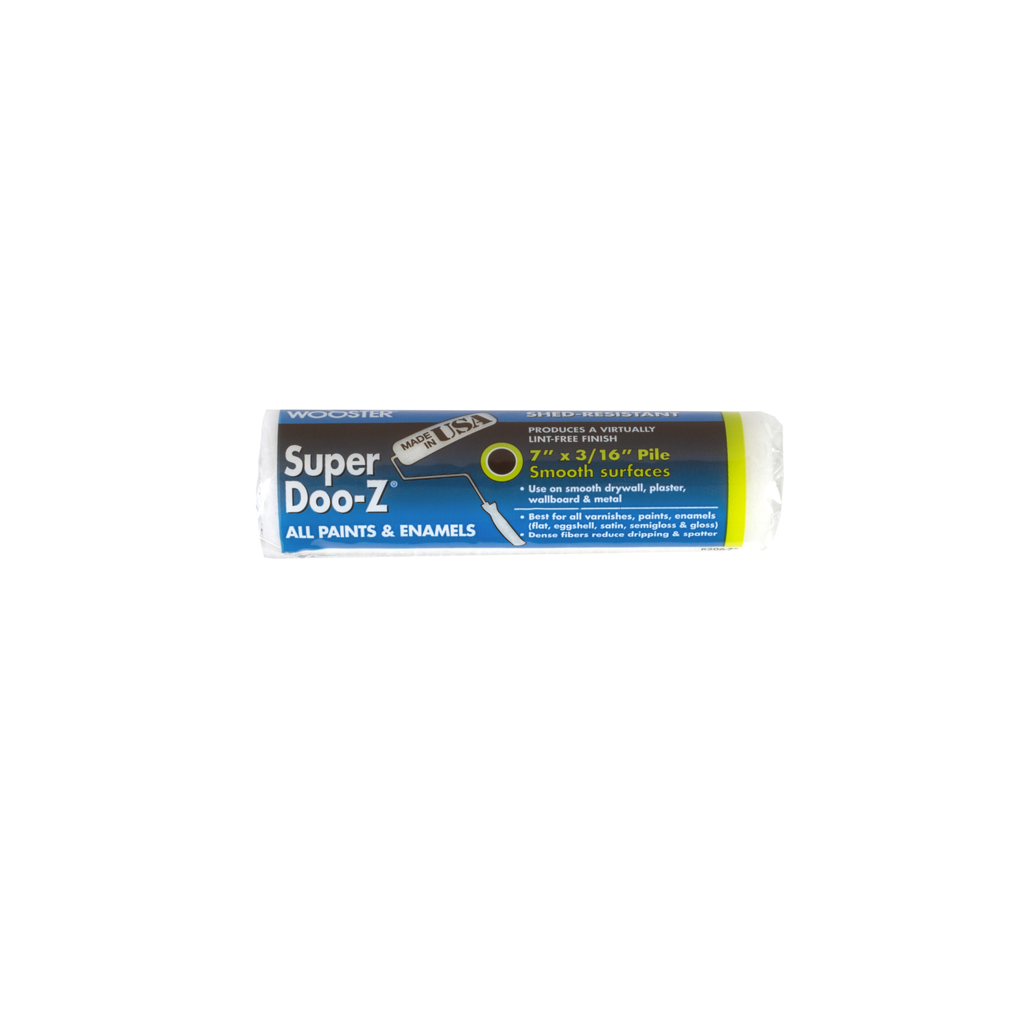 Wooster Super Doo-Z Fabric 7 in. W X 3/16 in. Regular Paint Roller Cover 1 pk