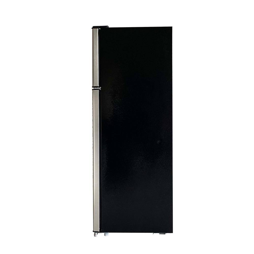 Hamilton Beach 7.5 cu. ft. Top Freezer Refrigerator in Stainless Steel Design HBFR7500