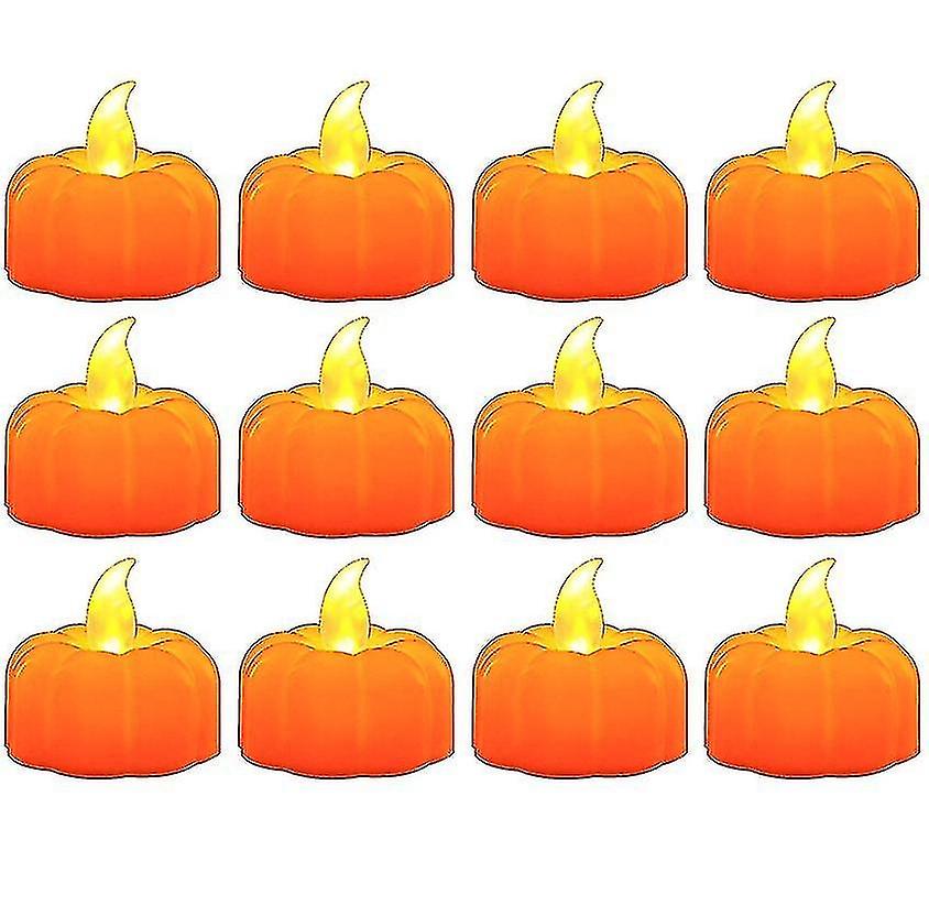 Halloween 12 Pack Led Pumpkin Lights