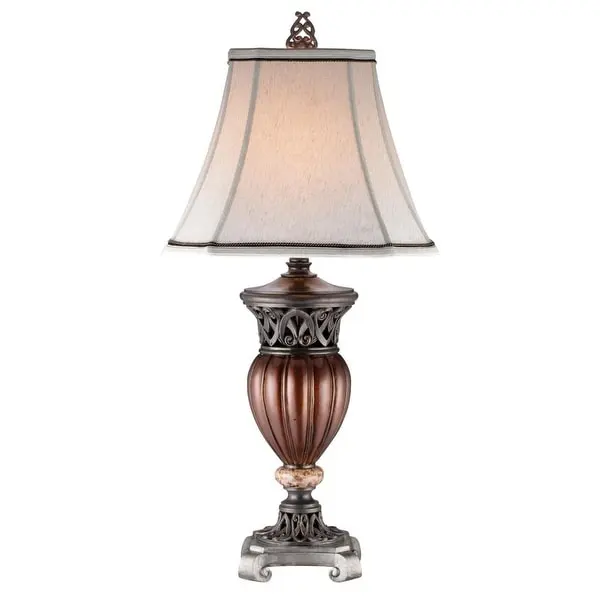 Traditional Roman Style Table Lamp with Bronze Finish - Extra Large