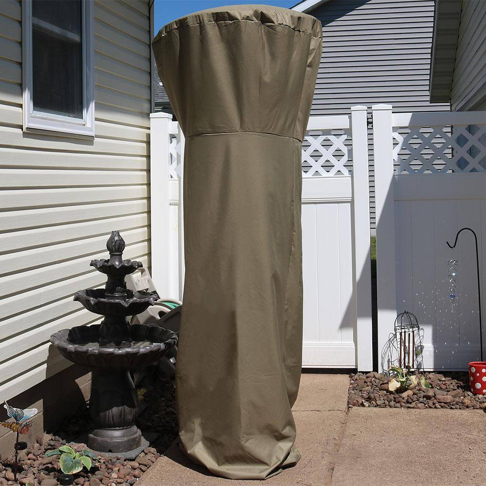 Sunnydaze Decor 94 in. Khaki Waterproof Fabric Outdoor Patio Heater Cover FI-9438P-KHAKI