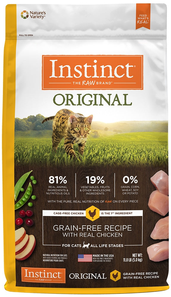 Instinct Original Grain Free Recipe with Real Chicken Natural Dry Cat