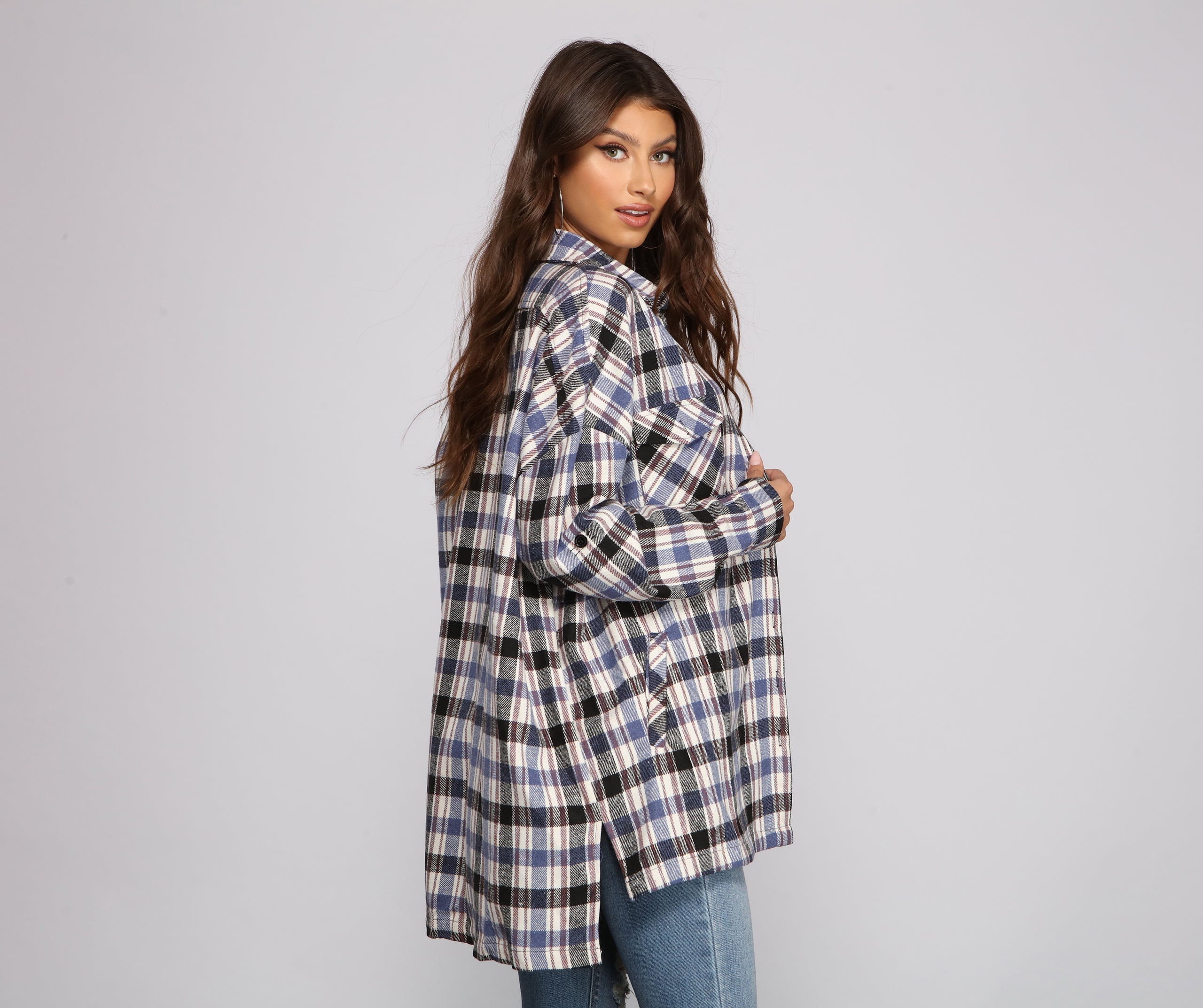 Preppy Chic Plaid Shacket