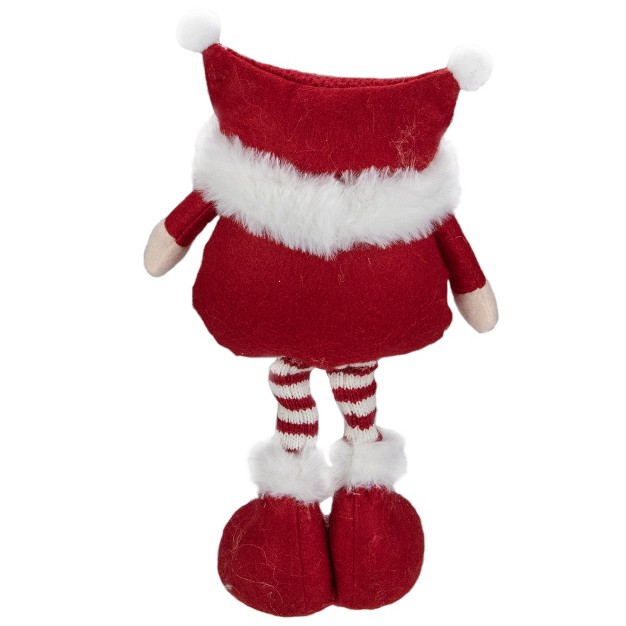 Red And White Standing Tabletop Christmas Gnome Figure