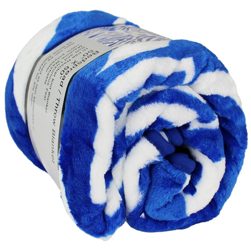 NCAA Kentucky Wildcats Soft Raschel Throw Blanket