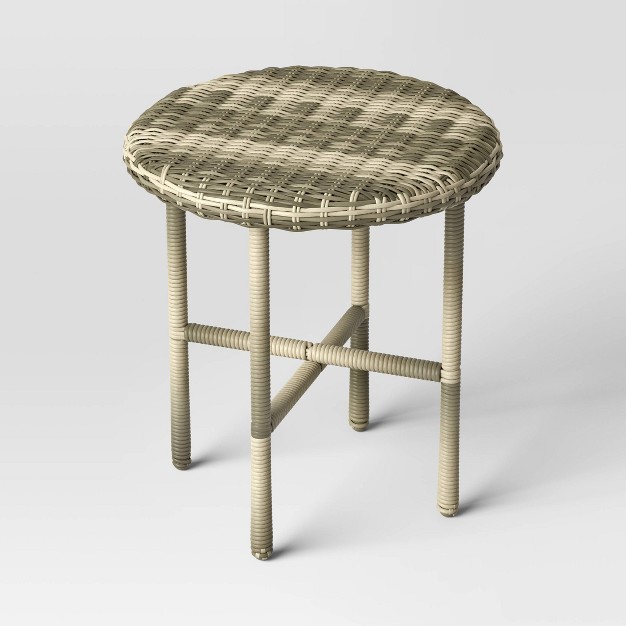 Tucker Wicker Patio Accent Table Designed With Studio Mcgee