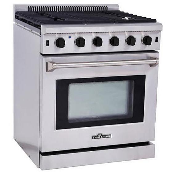 Thor Kitchen 30-inch Freestanding Gas Range with Convection LRG3001U