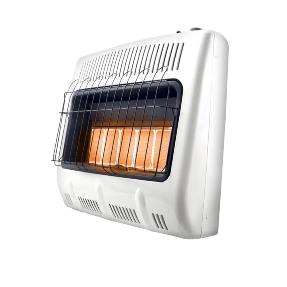 30，000 BTU Vent Free Radiant Dual Fuel Heater ;