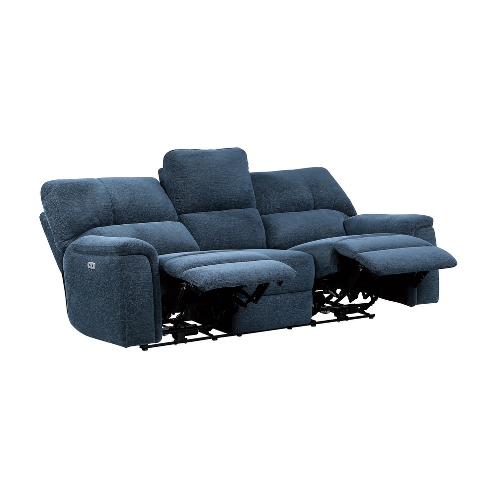 Linville Power Double Reclining Sofa with Power Headrests