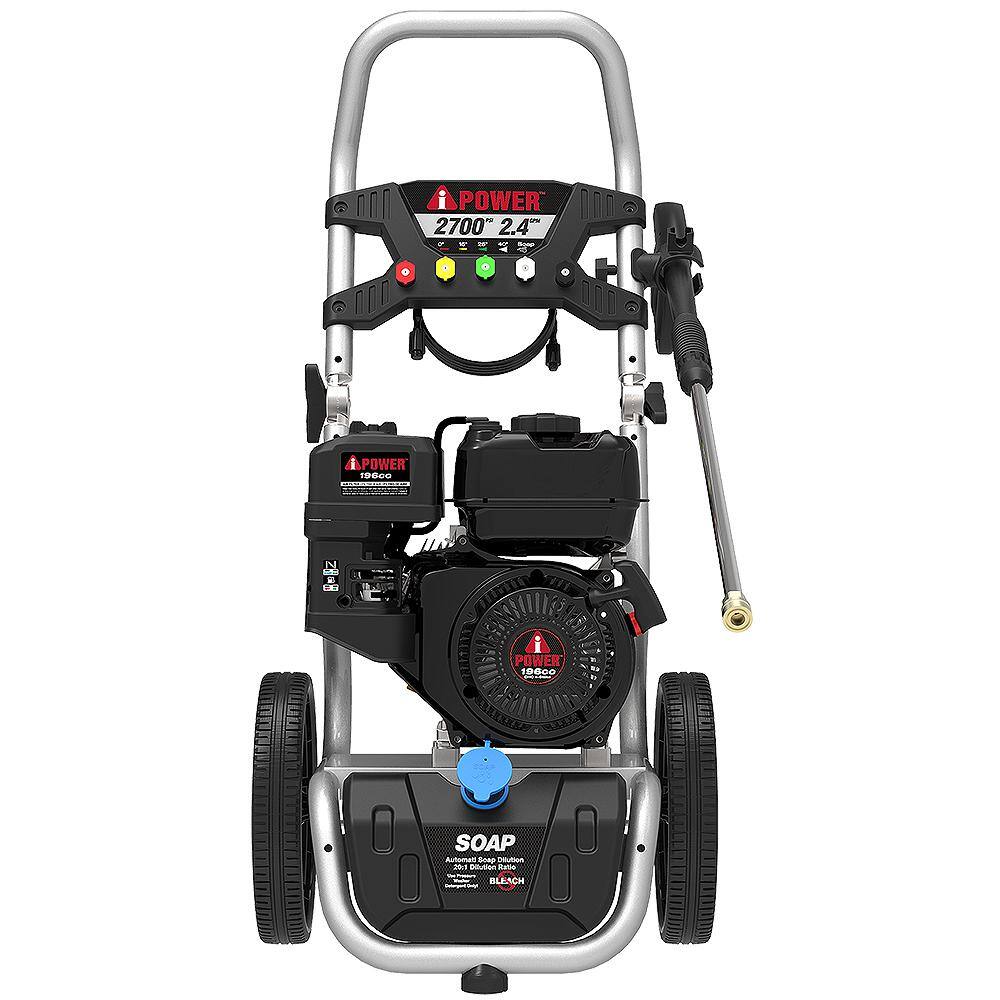 A-iPower 2700 PSI 2.4 GPM Cold Water Gas Pressure Washer PWF2700SH