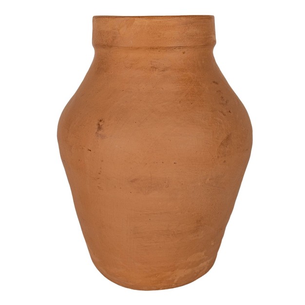 Curvy Terracotta Vase Foreside Home amp Garden