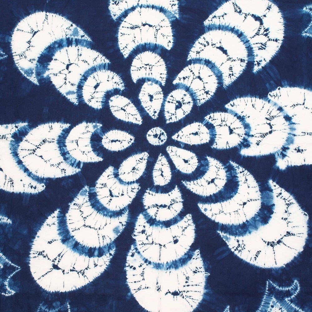 Handmade Flower of ParadiseBatik cotton tablecloth (El Salvador)