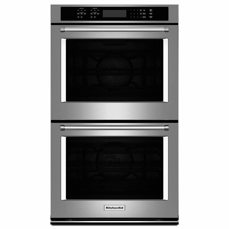 KitchenAid 27-inch, 8.6 cu. ft. Built-in Double Wall Oven with Convection KODE507ESS