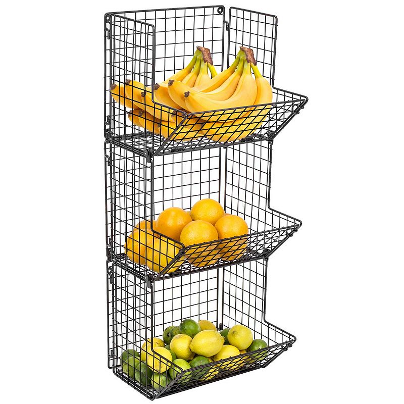 Sorbus 3-Tier Wall-Mounted Storage Rack