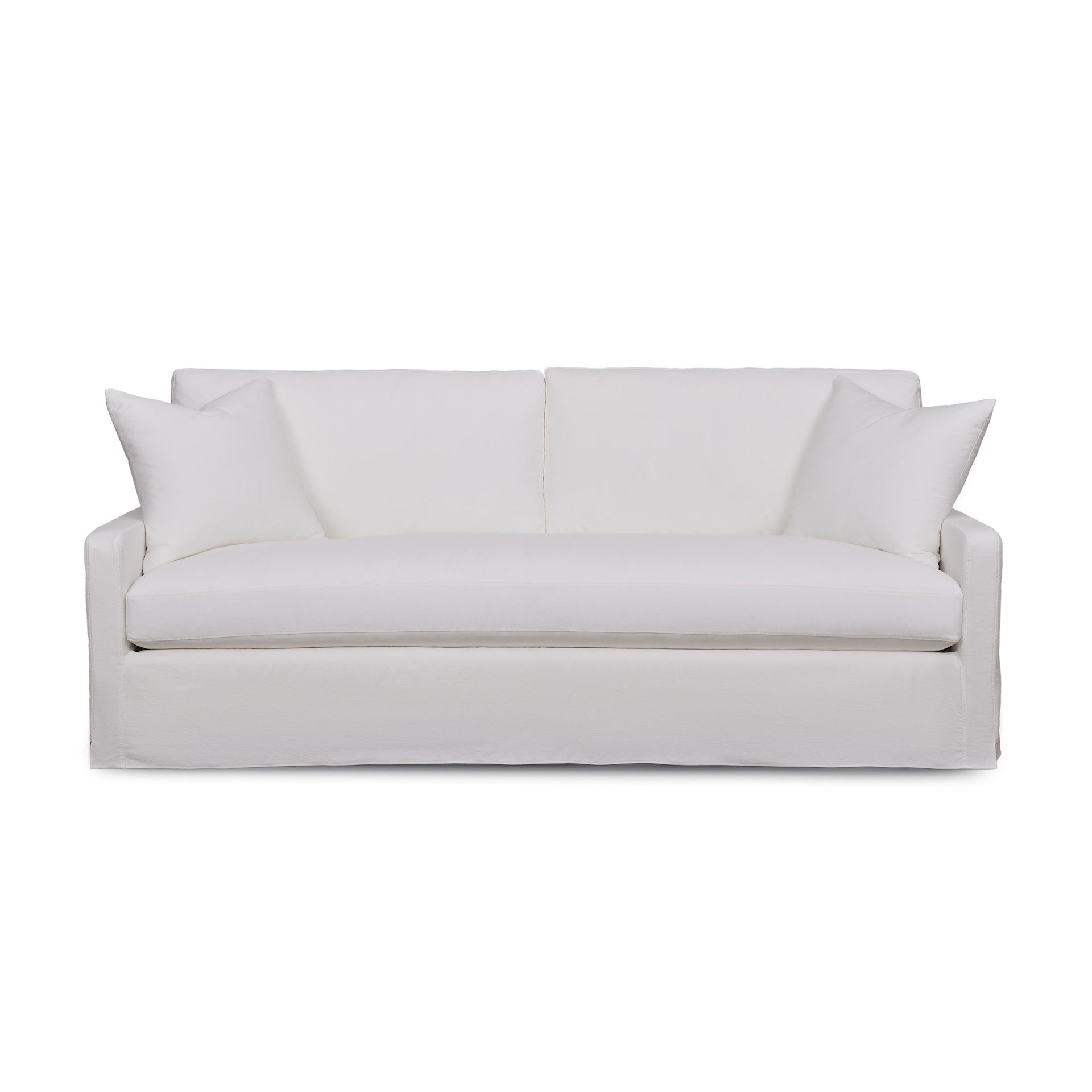 Lena 91 Slipcovered Bench Seat Sofa