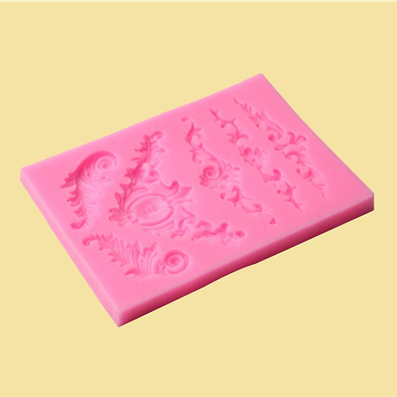 Flower Lace Cake Mold Silicone Molds Chocolate Molded Fondant Christmas Wedding Cake Home Decor Tools