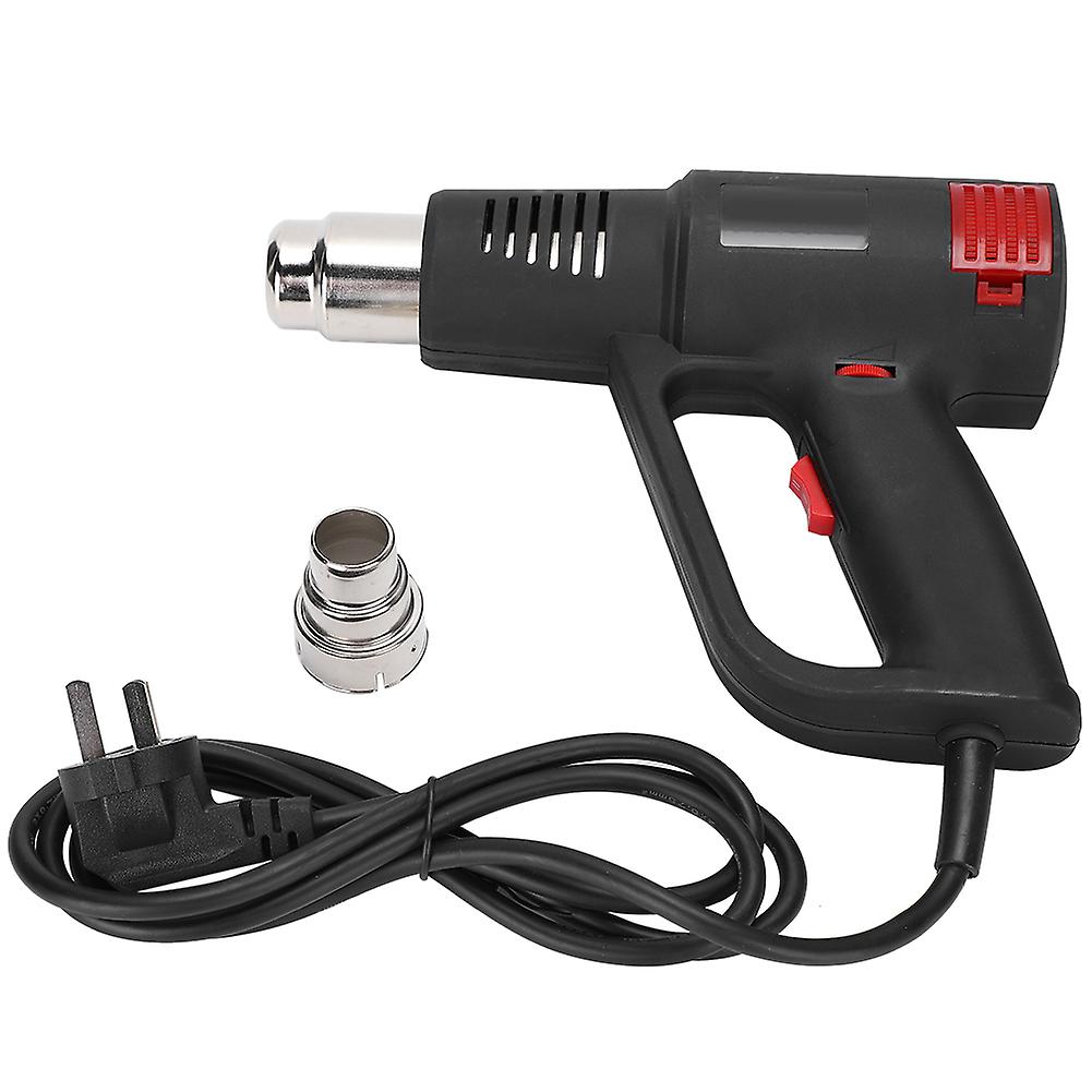 Hot Air Gun 2000w Led Sewing Light Heat Shrinkable Tube Temperature Adjustment Au Plug 220v