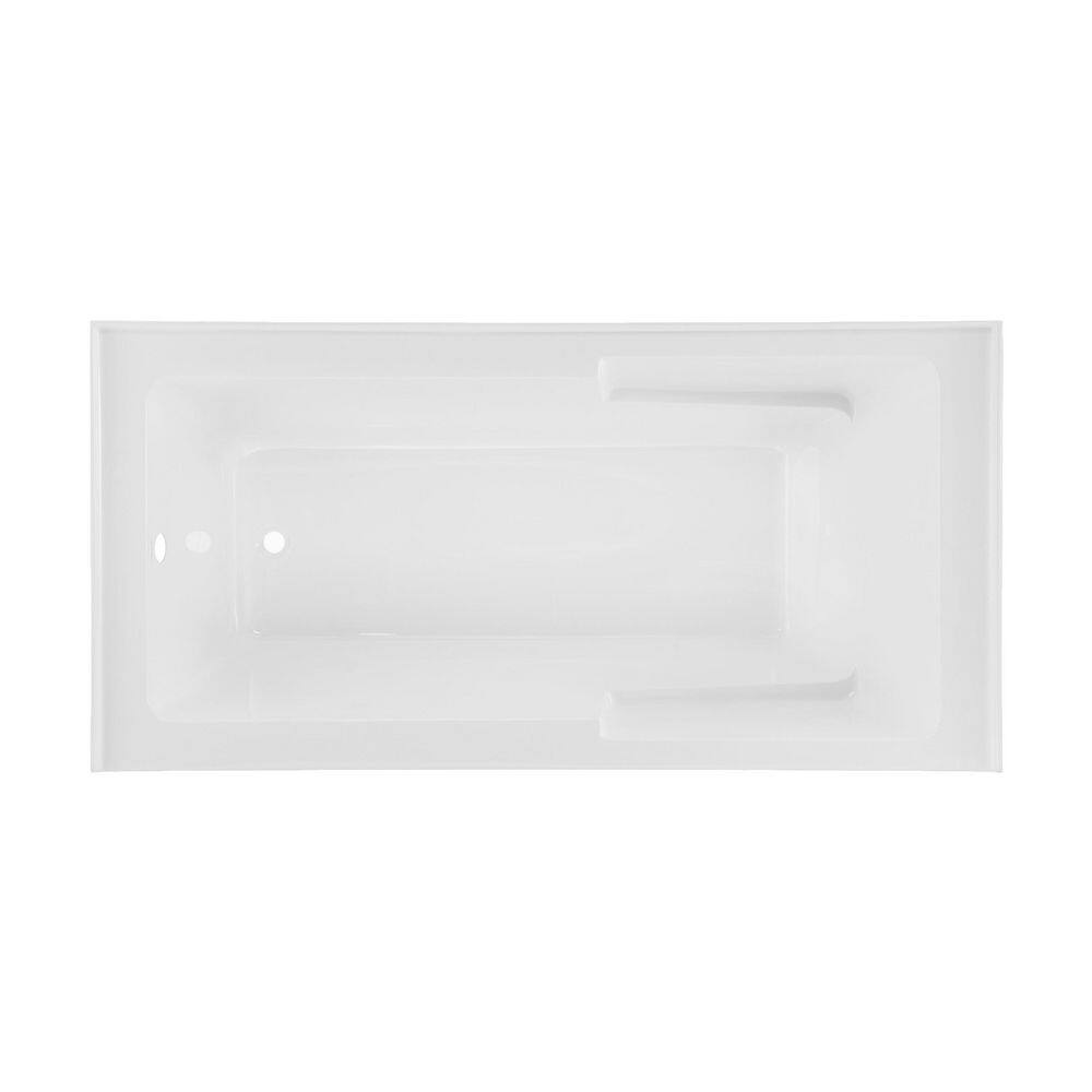 Swiss Madison Voltaire Left-Hand Drain Rectangular Alcove Bathtub SM-AB556