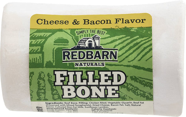 Redbarn Filled Bone Natural Chicken and Bacon Flavor Dog Chew