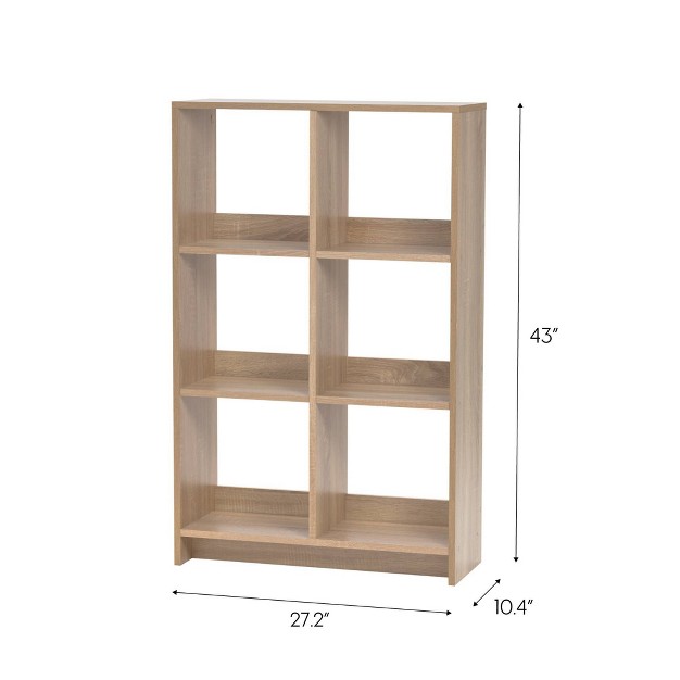 Iris Heavy Duty 6 Cube Organizer Shelf