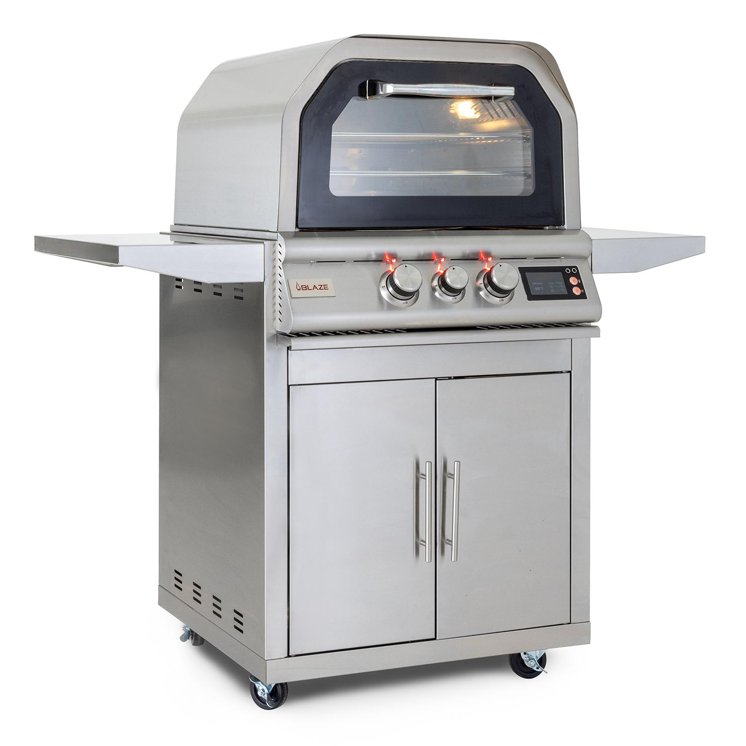 Blaze Grills BLZ26PZOVNNG Blaze 26-Inch Gas Outdoor Pizza Oven With Rotisserie, With Fuel Type - Natural Gas