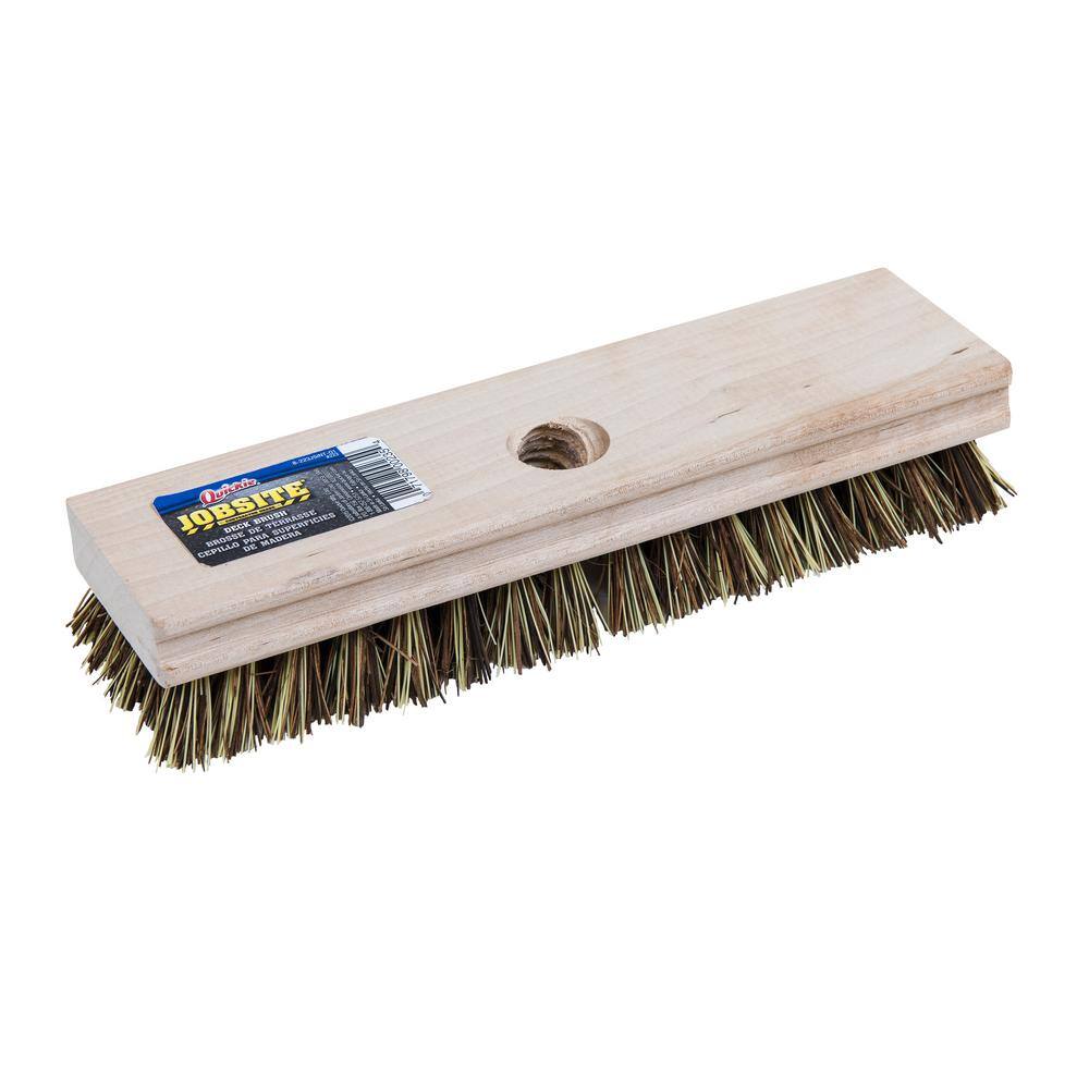 Quickie Professional Wood Block Deck Scrub Brush 223TCNRM