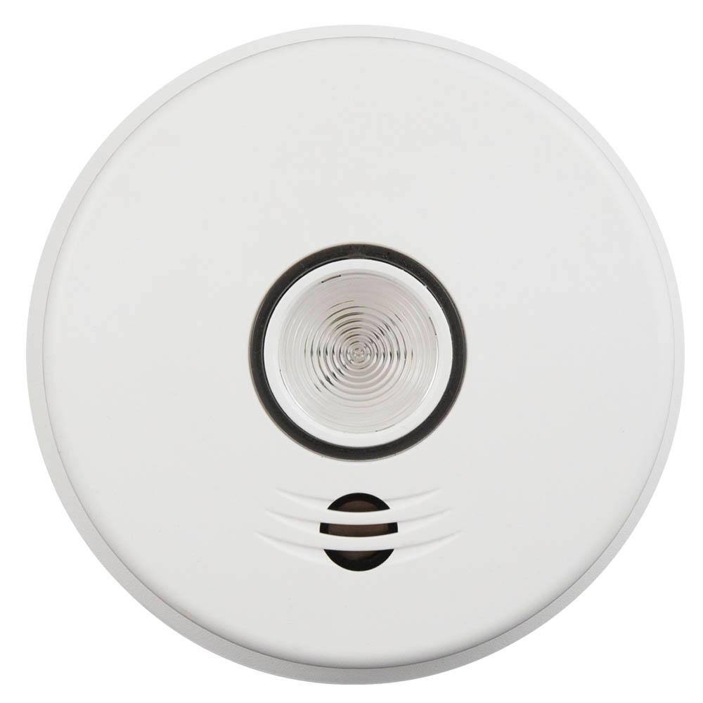 Kidde 10 Year Worry-Free Hardwired Smoke Detector with Intelligent Wire-Free Voice Interconnect and Safety Light 21027326