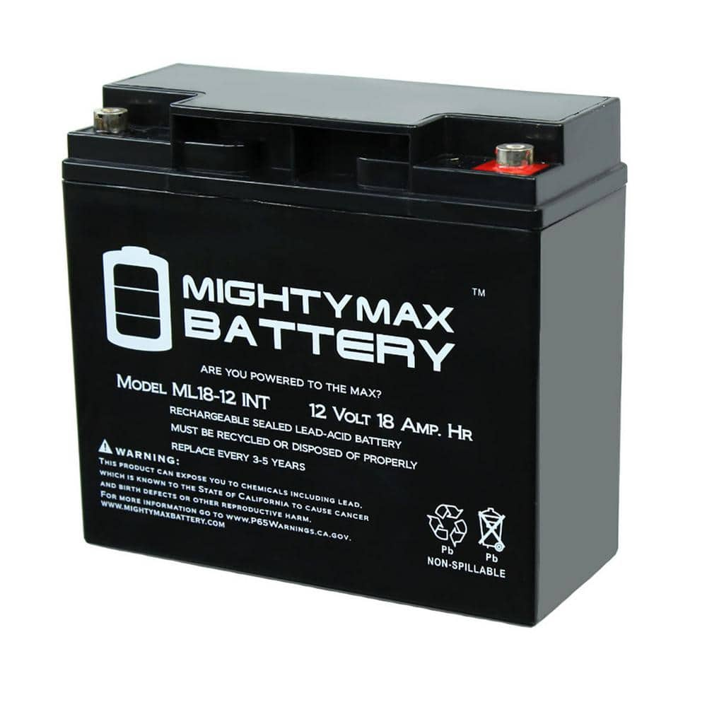 MIGHTY MAX BATTERY 12V 18AH SLA Internal Thread Battery for Black Decker CMM1200 MAX3527633