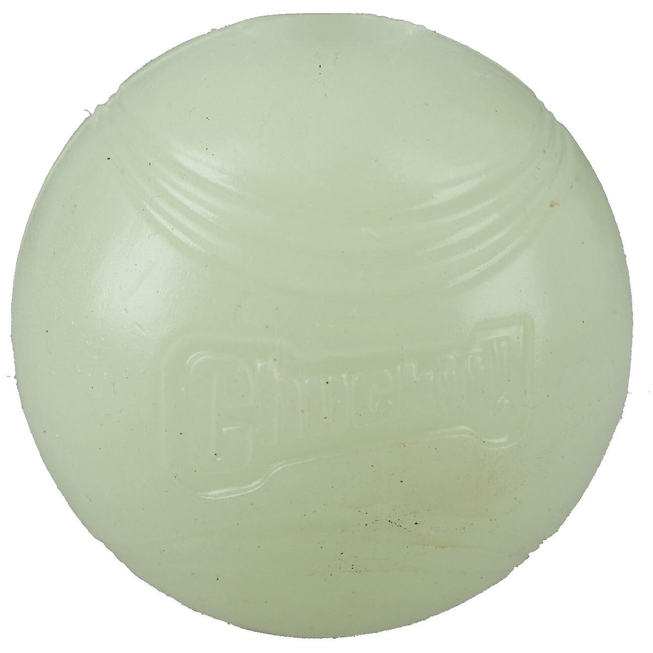 Medium 6cm Glow in The Dark Throw and Go Max Glow Ball Outside Dog Toy