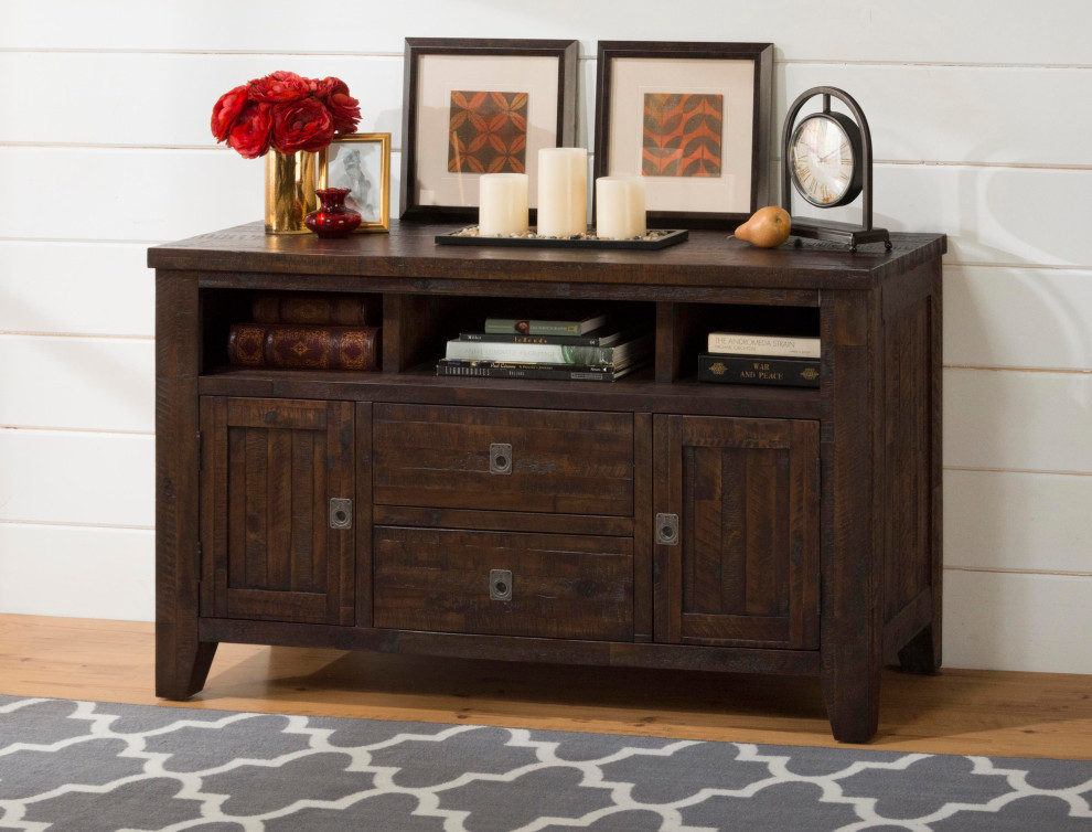 Kona Grove 50 quotMedia Unit   Rustic   Entertainment Centers And Tv Stands   by VirVentures  Houzz