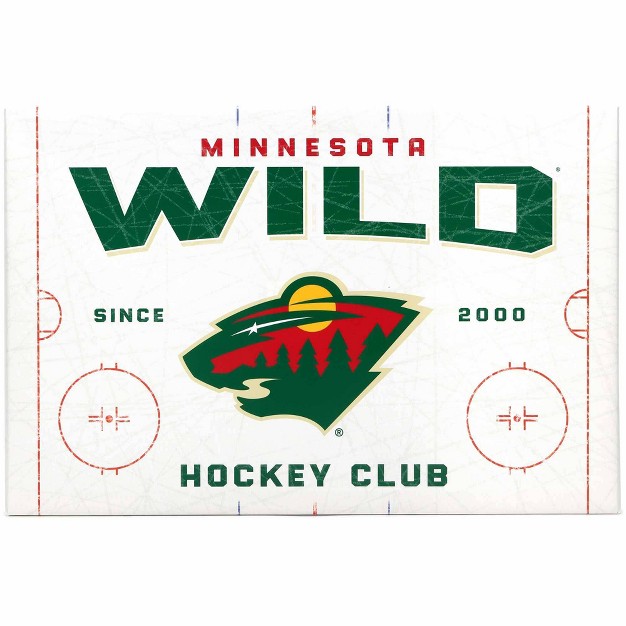 Nhl Minnesota Wild Rink Canvas