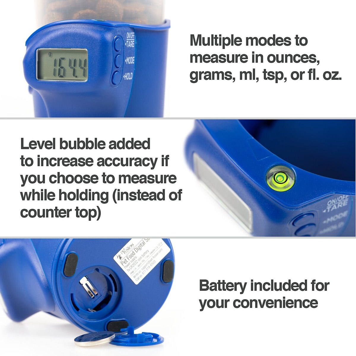 PetFusion Digital Food Scale and Scoop