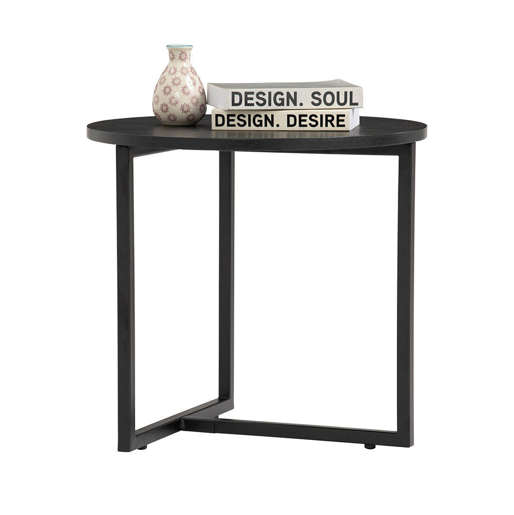 TURNER Round Side Table 46cm - Black