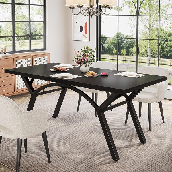 63 Inches Dining Table Kitchen Dinner Table for Dining Room