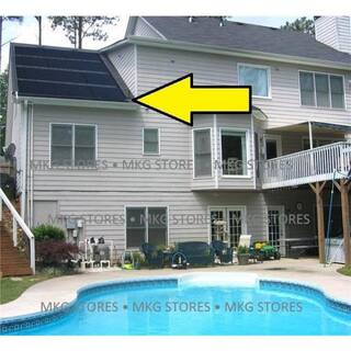 SunHeater Universal 2 2 ft. x 20 ft. (80 sq. ft.) Solar Heating System for In-Ground or Above Ground Pool S240U
