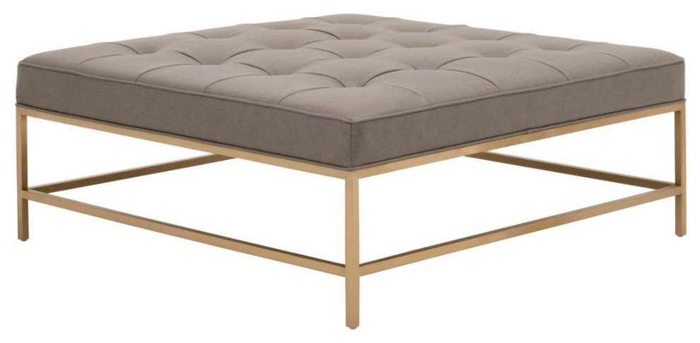 Essentials For Living Stitch and Hand Upholstered Coffee Table   Contemporary   Coffee Tables   by Unlimited Furniture Group  Houzz