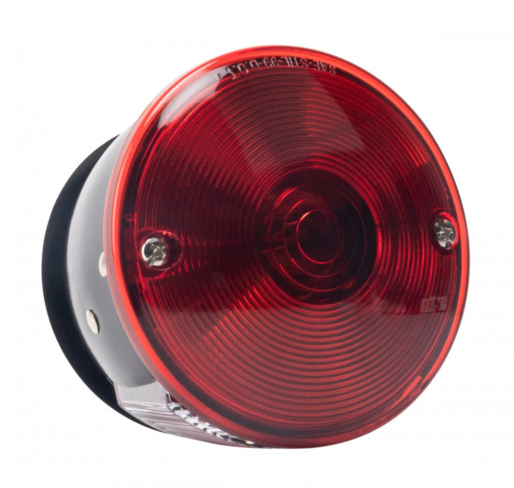 Hopkins Towing Solutions LED Round Stop， Tail， Turn Light - Red， C55UW