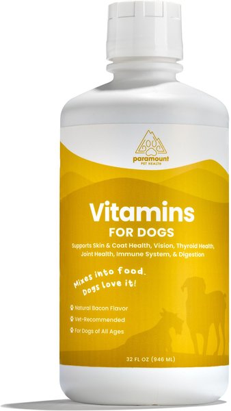 Paramount Pet Health Liquid Vitamins Skin and Coat Support Dog Supplement