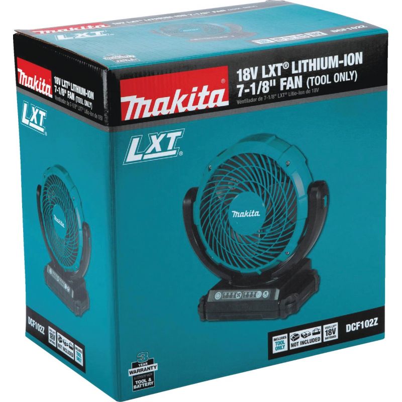 Makita 18V 7-1 8 In. Cordless Jobsite Fan