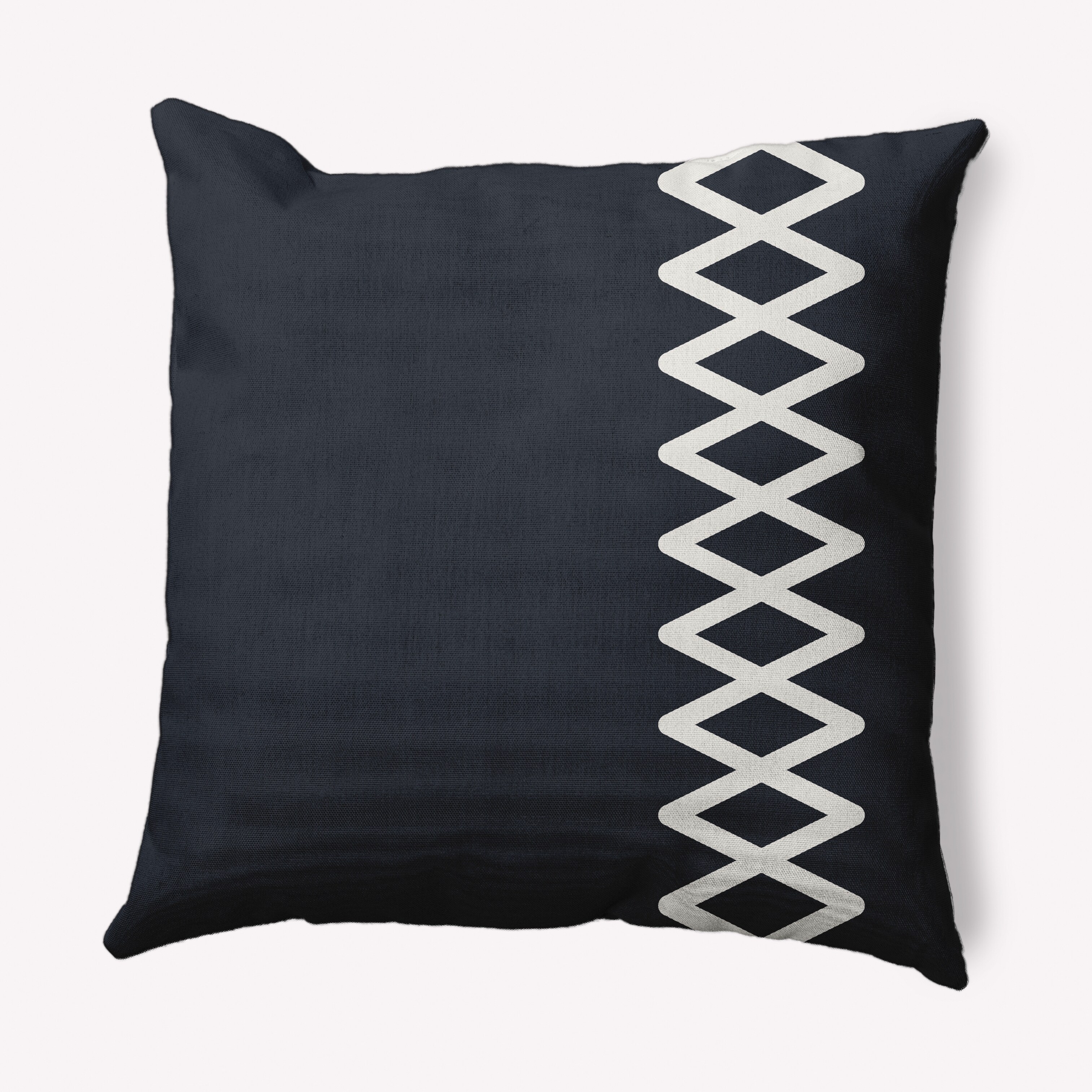 Zipper Stripe Nautical Indoor/Outdoor Throw Pillow