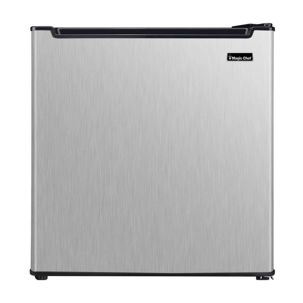 Magic Chef 17 cu ft Freezerless Mini Fridge in Stainless Steel