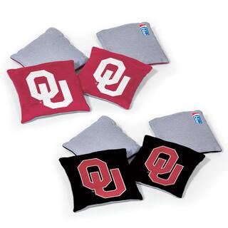 Wild Sports Oklahoma Sooners 16 oz. Dual-Sided Bean Bags (8-Pack) 1-16188-SS740D