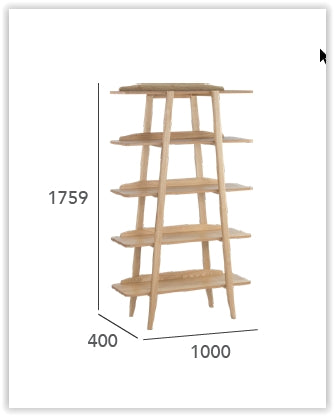 KEIR Shelf Unit 100cm - Natural