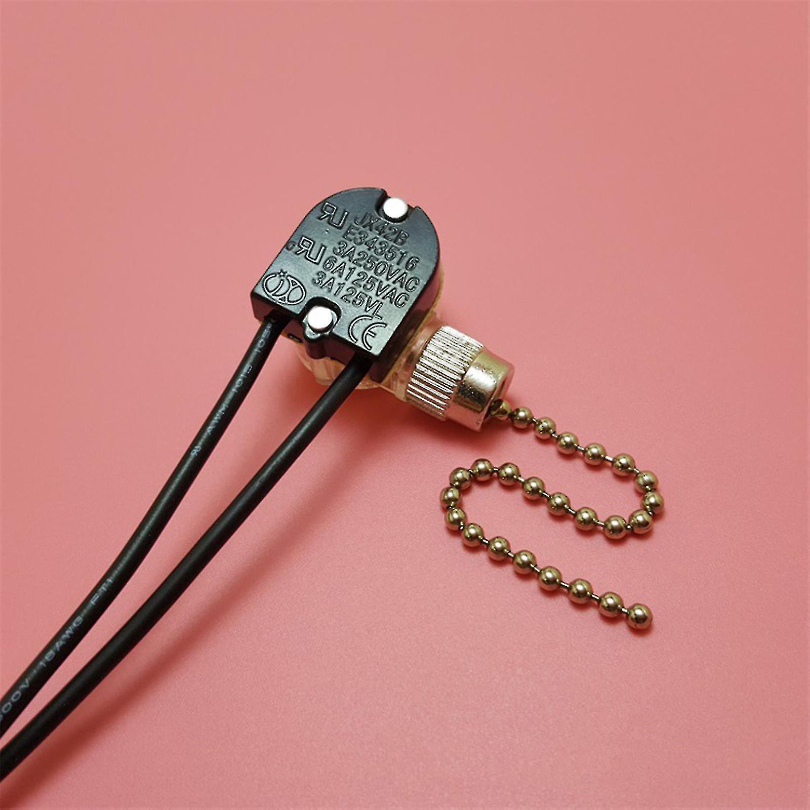 Jx42b 250v Diy Wall Light Pull Chain Cord Controller Switch For Ceilin