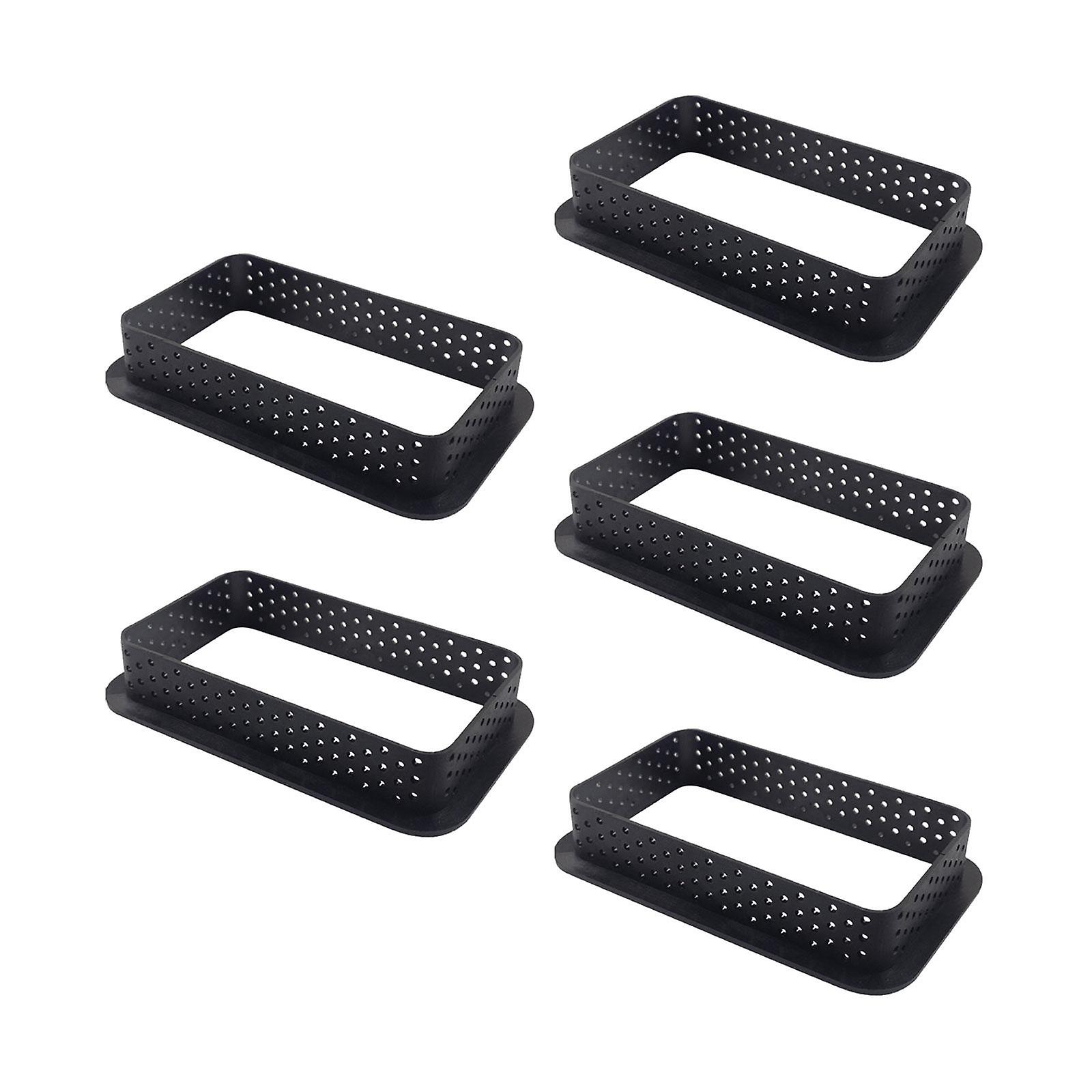 5x Perforated Cake Mold Cutter Bakeware Baking Dish For Pies Muffins Cookies D